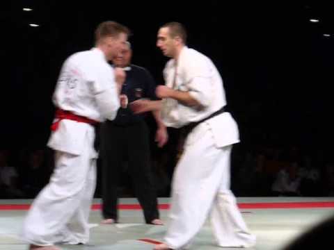 EUROPEAN KYOKUSHIN KARATE CHAMPIONSHIPS 2012 KIELCE POLAND Adult Kumite Open Man Final
