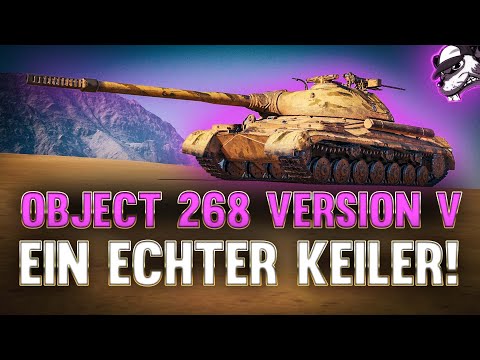 Object 268 Version V - A real beast under the hammer! [World of Tanks - Gameplay - German]