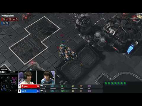 VSL SC2 - herO vs Rogue - 2017 Season1 - Ro4 Match2 2Set