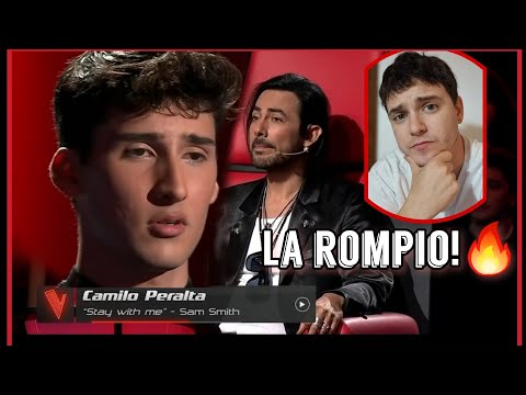 LA ROMPIO 🔥 | Camilo Peralta - Stay whit me | Knockouts · The Voice Chile 2023