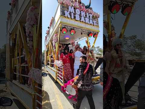 Barat on wheels Mohit Ki Barat  Kishangarh #DJ 409 double tracker gadi #viral