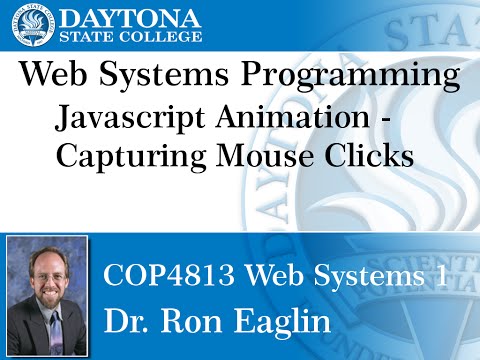 Web Programming Javascript Animation Capturing Mouse Clicks