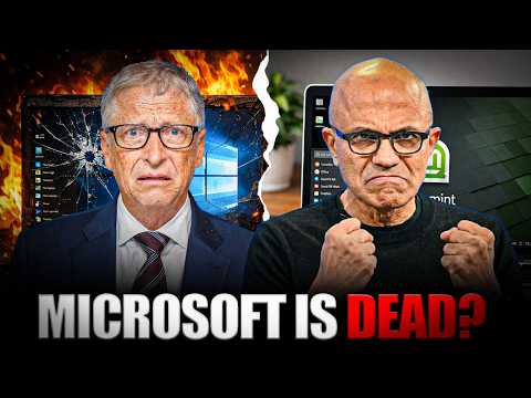 Bill Gates UNDER FIRE as Satya Nadella Faces Blame for Microsoft Crisis Caused by Linux Mint Rise!