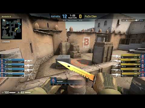 CS:GO POV Demo Astralis dupreeh (22/5) vs FaZe (de_dust2)