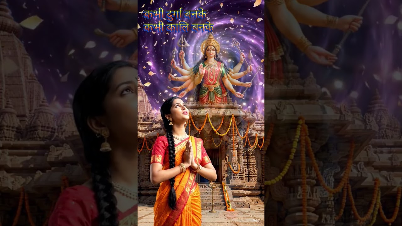 🙏Kabhi 🌺Durga Banke Kabhi🐈‍⬛ Kali Banke👩‍💼#sorts #maadurga #kalimaa #sortfeed #viral #trending