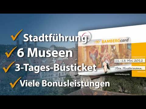 Neues Promovideo für die Bamberg Karte