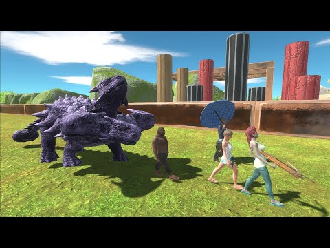 Escape from HYDRA ANKYLOSAURUS - Animal Revolt Battle Simulator
