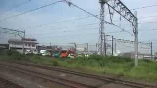 preview picture of video '山陰本線の旅＃54 下関駅→三島駅(車窓)　2014/08/13'