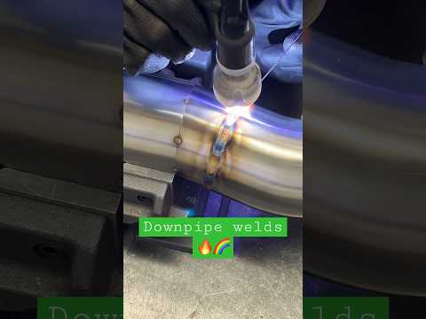 TIG welding stainless steel downpipe