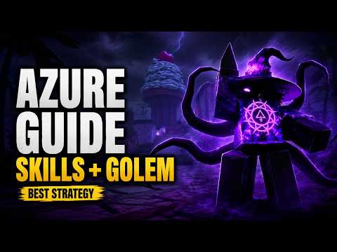 AZURE GUIDE (SKILLS, GOLEM and BEST STRATEGY) in FORSAKEN Roblox