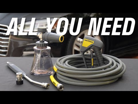 Full Walkthrough on the ACTIVE Pressure Washer Accessories | Foam Cannon, Lance, Hose & Short Gun