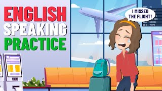 English Speaking Practice at the Airport for Beginners | English Conversation to Improve Listening