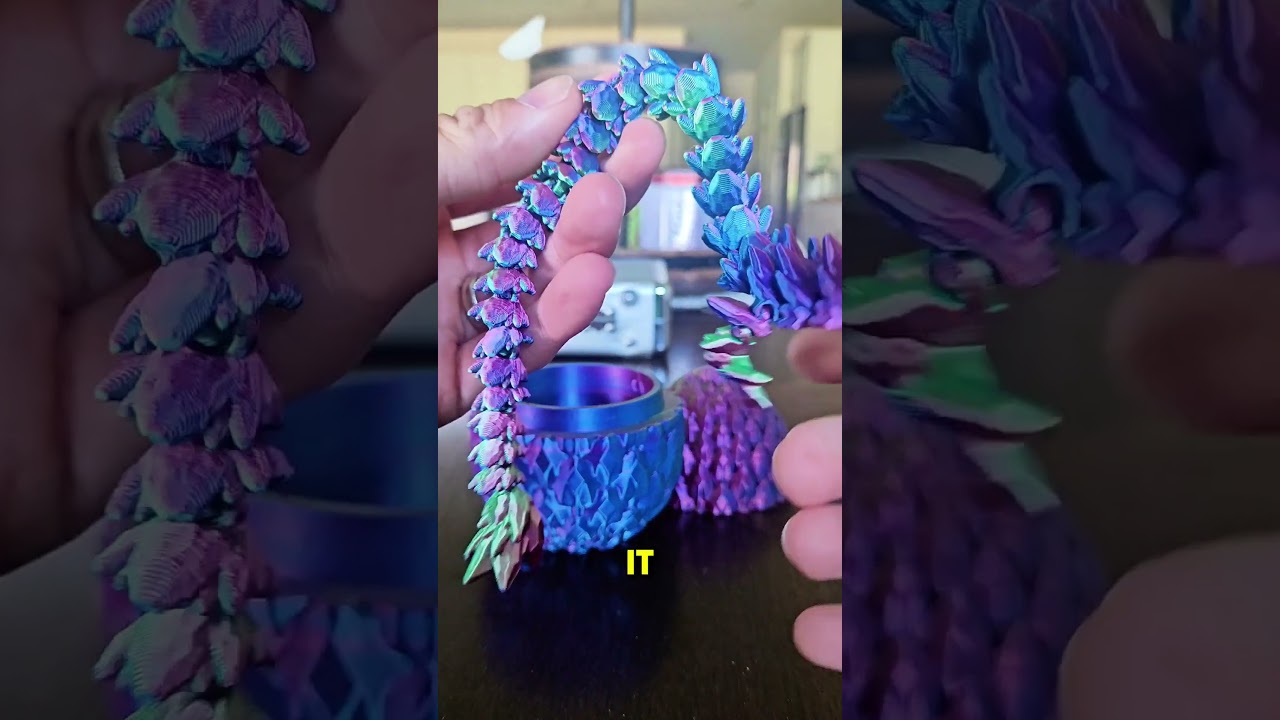 How to return dragons to eggs with 3d printing magic #fok #eggs