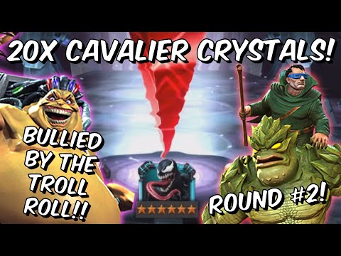 20x 6 Star Mole Man Cavalier Crystal Opening Round #2! - BULLIED - Marvel Contest of Champions