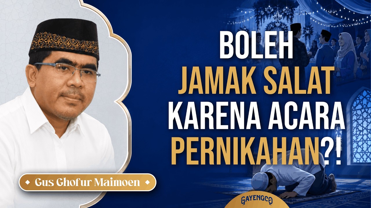 Gus Ghofur: Jamak Salat Demi Menjaga Make-Up?!