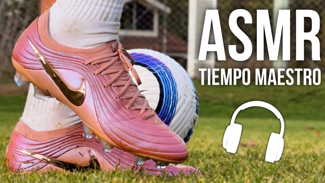 ASMR Football Training Session In Nike Tiempo Maestro 