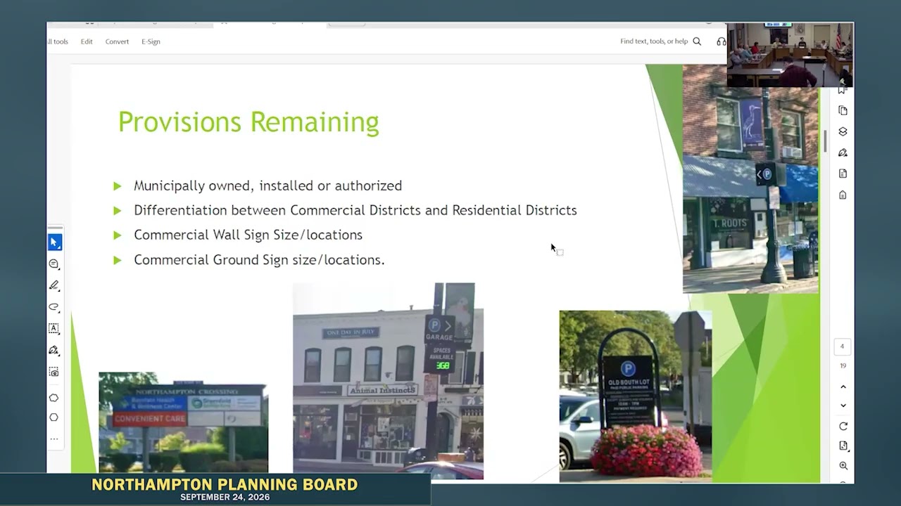 From the Planning Board
