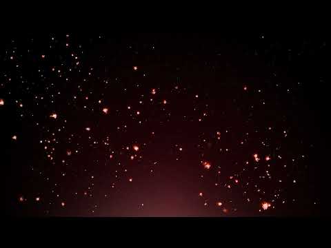 Fire Particule Background 4K Loop Stock Footage