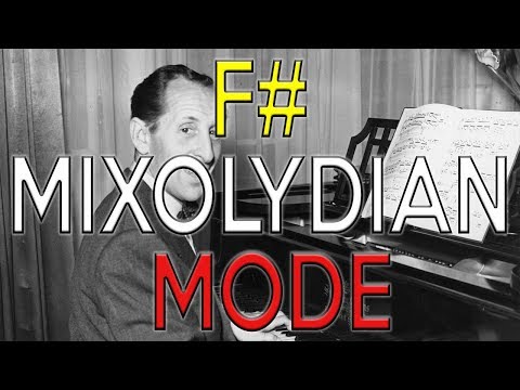 F# MIXOLYDIAN MODE in 30 SECONDES - ANIMATED MUSIC THEORY TUTORIAL