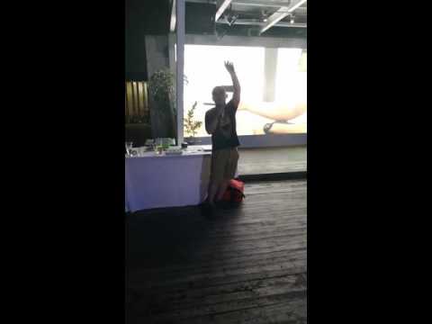 Eric Pan talk at Fablab 12 Party Shenzhen