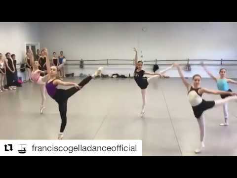Tia Wenkman Age 13 Francisco Gella Choreography rehearsals for Phoenix Ballet/Master Ballet Academy