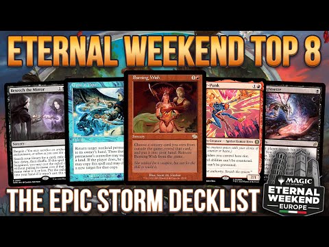 The EPIC Storm Top 8 Decklist from Eternal Weekend Europe by Yoni Ariel | Magic: The Gathering MTG