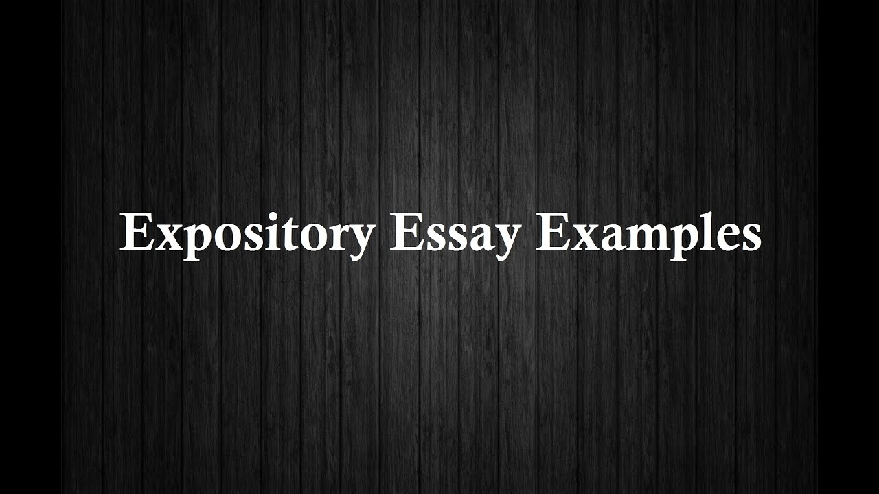 expository essay examples 2016