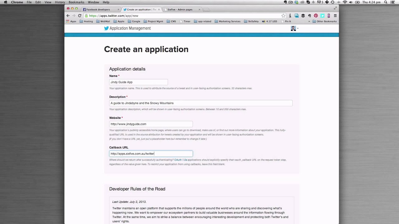 How to set up the Twitter API