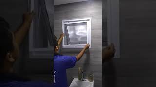 Tela Mosquiteiro para janela Basculante de Banheiro - Modelo Abrir de e Fechar