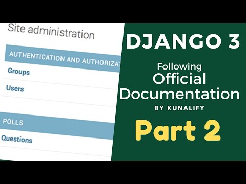 (Django 3) Part 2 Writing your first Django app