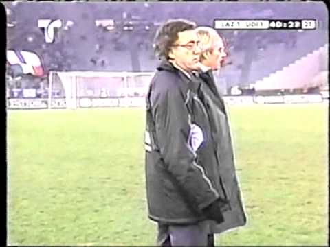 2000 (November 29) Lazio 2 -Udinese 1 (Coppa Italia)- Quarterfinals, first leg