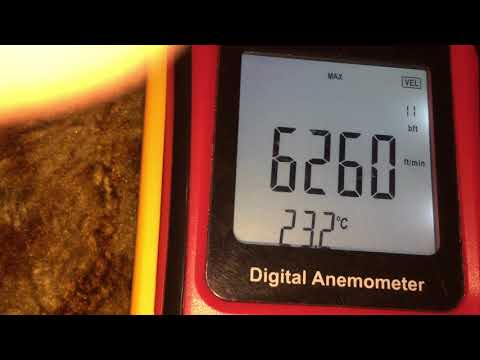 Sanitaire SC684 airflow test