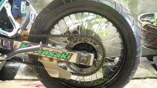 preview picture of video 'kawasaki kmx 125cc motard'