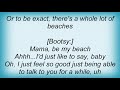 Funkadelic - Be My Beach Lyrics