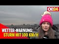 Wetter Warnung Sturm Fegt Mit 100 Km H über Wien Und NÖ