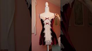 Showing one of my Valentine’s creation ♥️ #handmade #sewing #diy #fashion #valentinesday#redvelevet