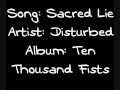 Disturbed - Sacred Lie Lyrics HQ