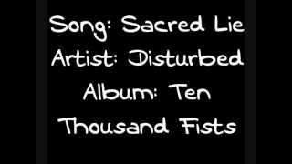 Disturbed - Sacred Lie Lyrics HQ