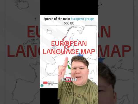 EUROPEAN LANGUAGE MAPS #history #historical #historyfacts #languagelearning #language #map #maps #eu