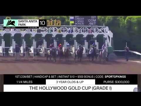 Improbable win The Holly Gold Cup G1 at Santa Anita Park June 06 , 20