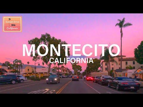 Sunset Drive in Montecito Home of Celebrities - Santa Barbara California - September 2022 - Relaxing