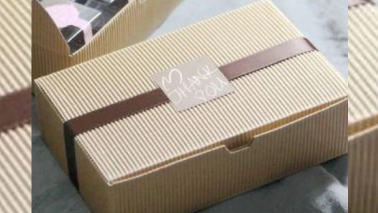 Como hacer una caja con cartón corrugado para empaque