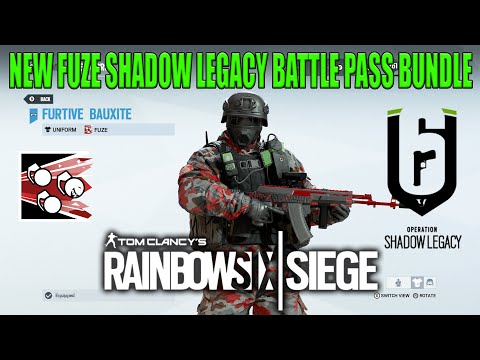 Fuze Shadow Legacy Battle Pass Bundle - Rainbow Six Siege