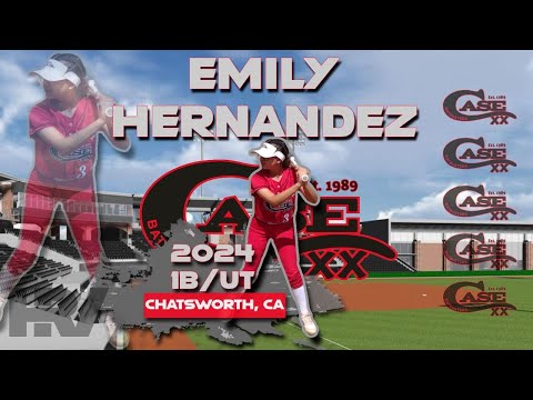 2024 Emily Hernandez 🥎 First Base and Utility, Softball Skills Video - Case Batbusters