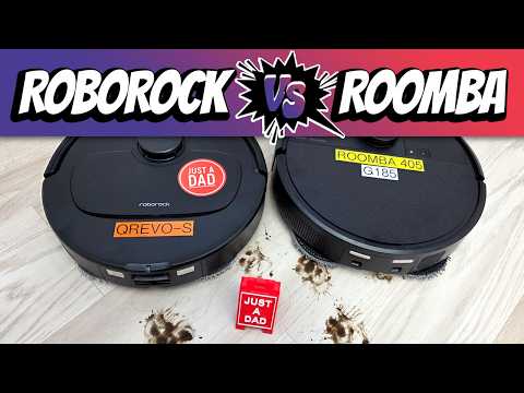 Roborock Qrevo S vs Roomba 405 (G185) Robot Vacuum & Mop COMPARISON - The Ultimate Showdown!