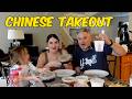 Brits Try Mom & Pop American Chinese TAKEOUT for the first time *Hot & Sour SOUP*???