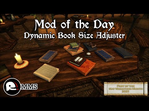 Morrowind Mod of the Day EP57 - Dynamic Book Size Adjuster Showcase