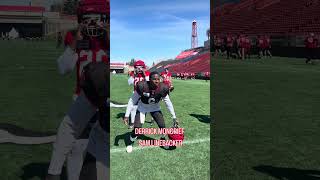 STAMPS SHOW THEIR POSITIONS WITHOUT SAYING ANY WORDS ???? #football #stampeders #cfl