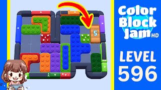 Solution du Niveau 596 de Color Block Jam