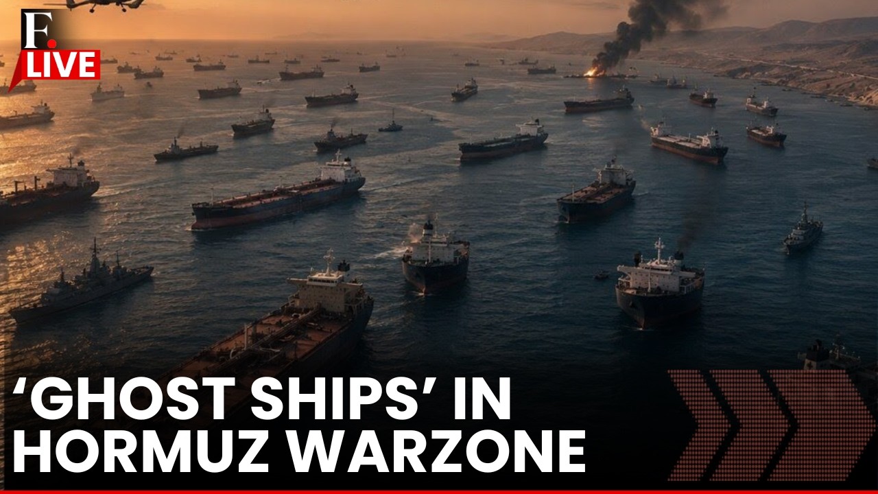 Iran War LIVE: Drone Flags Motionless 'Ghost Ships' in Strait of Hormuz | Sunken Indian Ship |